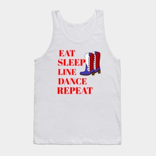 EAT Sleep Line Dance Repeat Tank Top